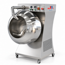 Opposite angle of 400mm Gummy Molds chocolate panning and coating machine