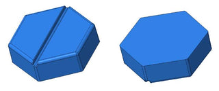 4,6ml prázdná gumová forma na lámání šestiúhelníku