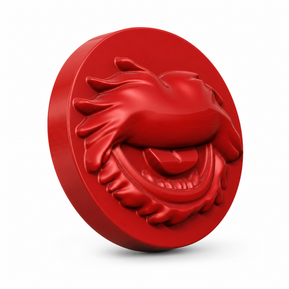 Zakazkove silikonove formy na želé bonbony - 3D navrh, logo monstra