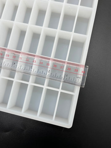 20 ml obdĺžnikovej gumovej formy - 119 dutín - 0