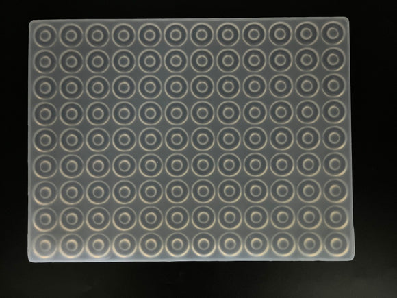 3ML Peach Prsten Silikonová gumová forma - 108 dutin